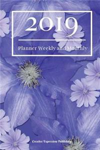 2019 Planner Weekly and Monthly: Weekly Calendar and Notes 2019 Professional Planner 6x9 Task Planner and Organizer