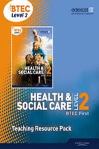 BTEC  Level 2 First Health and Social Care Teaching Resource Pack with CD-ROM