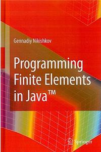 Programming Finite Elements in Java(tm)