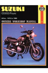 Suzuki Gs850 Fours Owners Workbook Manual, No. 536