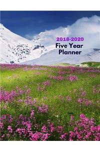 2018 - 2022 Calm Five Year Planner: 2018-2022 Monthly Schedule Organizer - Agenda Planner for the Next Five Years/60 months calendar - 8.5 x 11 inches (12/2017 and 01/2023 included)