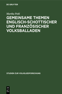 Gemeinsame Themen Englisch-Schottischer Und Französischer Volksballaden