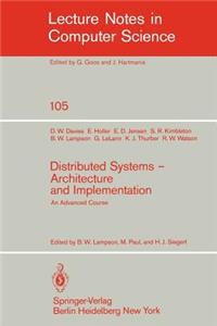 Distributed Systems - Architecture and Implementation