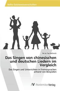 Singen von chinesischen und deutschen Liedern im Vergleich