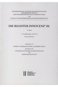 Die Register Innocenz' III., 13
