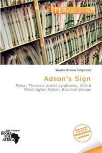 Adson's Sign