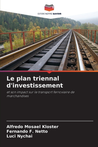 plan triennal d'investissement