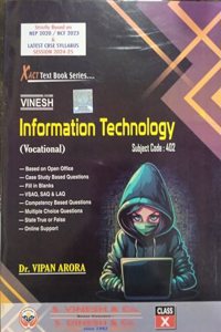 Vinesh Information Technology Class- X (Vocational) (Subject Code : 402) (CBSE Session-2021-2022)