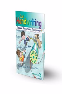 Just Handwriting Class - 4 (Cursive Handwriting Book for Kids) 8 to 10 years with 4 lines Alphabets Writing Practice Book
