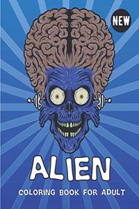 Alien Coloring Book For Adult