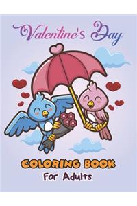 Valentine's Day Coloring Book For Adults.