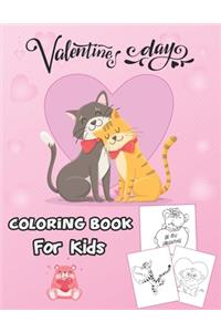 Valentine's Day Coloring Book For Kids.