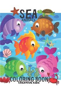 Sea Animals Coloring Book