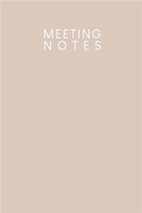 Meeting Notes