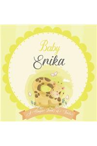 Baby Erika A Simple Book of Firsts: A Baby Book and the Perfect Keepsake Gift for All Your Precious First Year Memories and Milestones