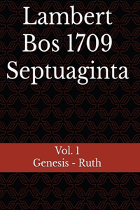 Lambert Bos 1709 Septuaginta