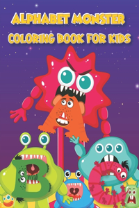 Alphabet Monster Coloring Book for Kids