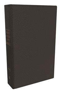 NKJV, Spirit-Filled Life Bible, Third Edition, Genuine Leather, Black Indexed, Red Letter Edition, Comfort Print