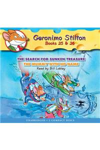 Geronimo Stilton #25-26: The Search for Sunken Treasure / The Mummy with No Name - Audio Library Edition