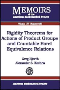 Rigidity Theorems for Actions of Product Groups and Countable Borel Equivalence Relations