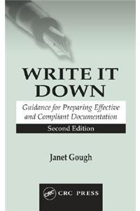 Write It Down