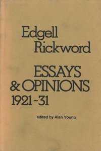 Essays and Opinions, 1921-31