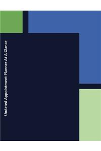 Undated Appointment Planner At A Glance