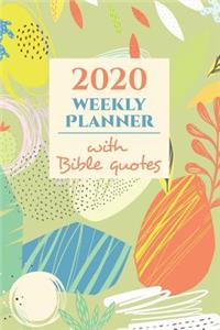 2020 Weekly Planner & Organizer with Bible Quotes