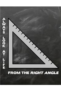 Always Look At Life From The Right Angle