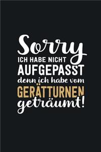 Ich habe vom Gerätturnen geträumt