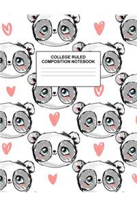 College Ruled Composition Notebook