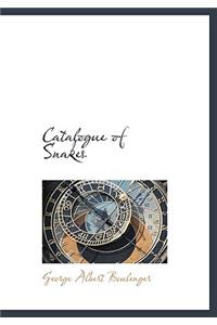 Catalogue of Snakes
