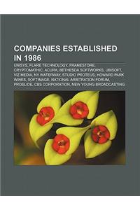 Companies Established in 1986