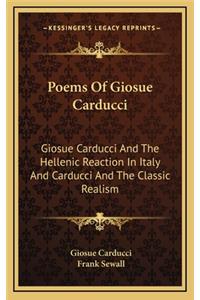 Poems Of Giosue Carducci