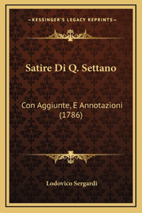 Satire Di Q. Settano