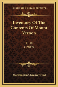 Inventory Of The Contents Of Mount Vernon
