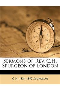 Sermons of Rev. C.H. Spurgeon of London Volume V.11