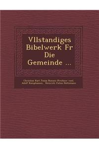 V Llstandiges Bibelwerk Fur Die Gemeinde ...
