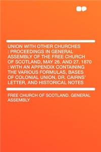 Union with Other Churches