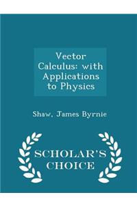 Vector Calculus