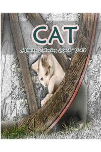 Cat: Adults Coloring Book Vol.9: An Adult Coloring Book of Cats in a Variety of Styles
