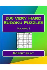 200 Very Hard Sudoku Puzzles Volume 4