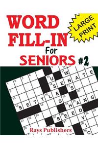 Word Fill-ins for Seniors 2