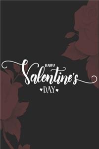 Happy Valentine Day gift notebook journal