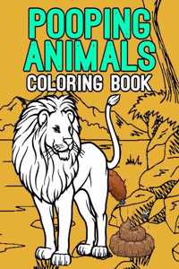 Pooping Animals Coloring Book