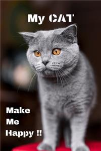 My cat make me happy
