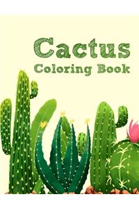 Cactus Coloring Book for Adults