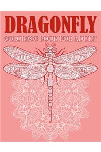 dragonfly coloring books for adult