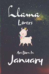 Llama Lovers Are Born In January