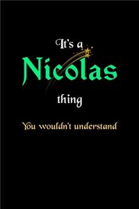 It's A Nicolas Thing, You Wouldn't Understand